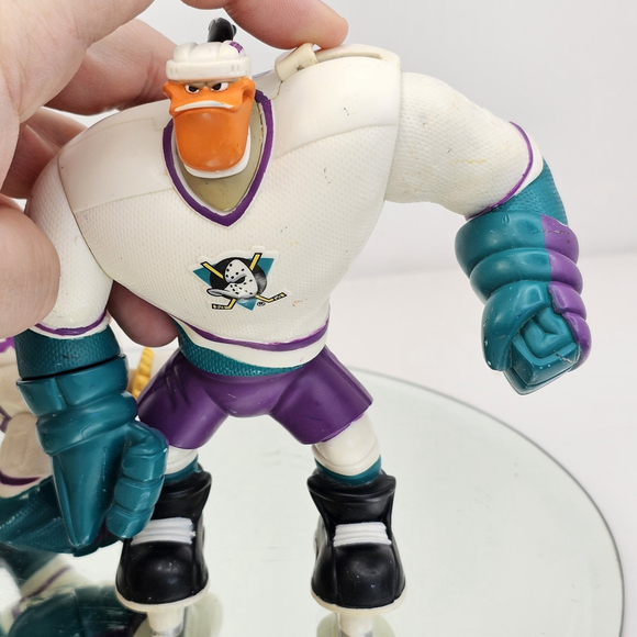 Mighty Ducks Action Figures Set Of 3. Nosedive Grin D.L'Orange - Picture 15 of 16